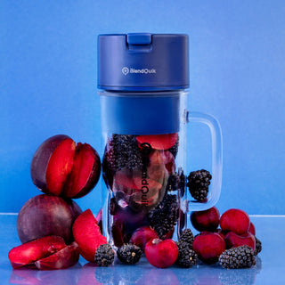 BlendQuik 14oz BPA-Free Portable Mason Jar Blender