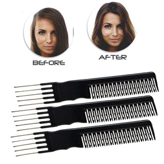 2pc Comb Set - Volume Comb & Fine Teeth Comb