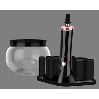 Portable Makeup Brush Cleaner with 12 Piece Makeup Brush