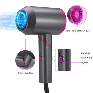 Professional 1800W DC Hair Dryer with Quick-Dry Technology