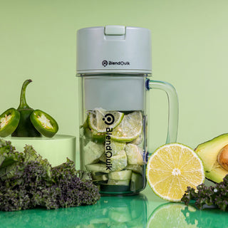 BlendQuik 14oz BPA-Free Portable Mason Jar Blender