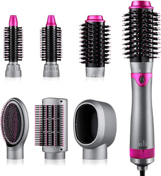 6in1 Detachable Hair Dryer Brush, Volumizer and Styler