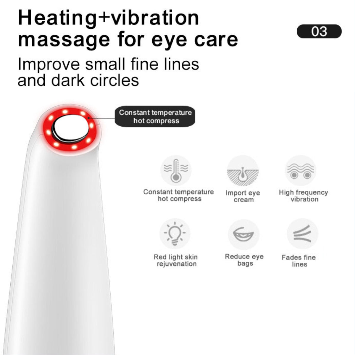 New Age 2.0 Beauty Device with LED and Hot Cold Therapy