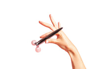 Rose Quartz V-Shape Face Sculpt & Contour Massage Roller