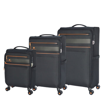Vittorio E-Lite 3-Piece Expandable Softside Luggage Set